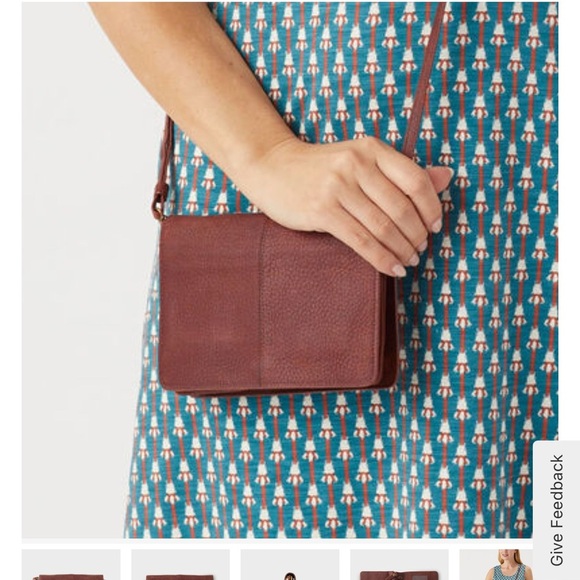 Duluth Trading Lifetime Leather Organizer Wallet / Detachable Crossbody Brown - Picture 10 of 11